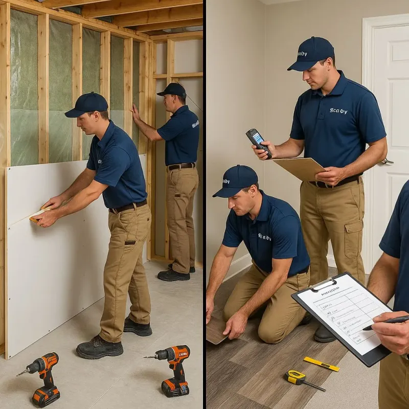 Repairs and Reconstruction process in Delaware County, IN
